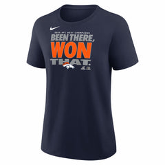 Women's 2025 AFC West Division Champions Locker Room Trophy Collection T-Shirt - Denver Broncos
