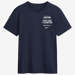 Two-Time Super Bowl Champions Downtown Ring Club T-Shirt - Seattle Seahawks