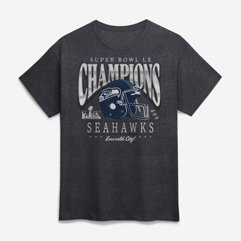 Super Bowl LX Champions Prestigious Run T-Shirt - Seattle Seahawks