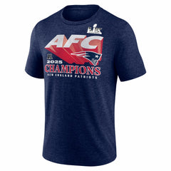 2025 AFC Champions Quick Pass Tri-Blend T-Shirt - New England Patriots