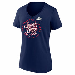 Women's Super Bowl LX Cheer Section V-Neck T-Shirt - New England Patriots