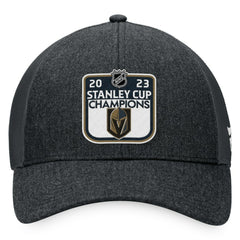 NHL Charcoal Vegas Golden Knights Fanatics 2023 Stanley Cup Champions Locker Room Adjustable Hat
