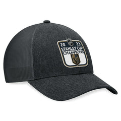 NHL Charcoal Vegas Golden Knights Fanatics 2023 Stanley Cup Champions Locker Room Adjustable Hat