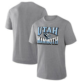 NHL Heather Gray Utah Mammoth Fanatics Tribute Tri-Blend T-Shirt