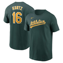MLB Nick Kurtz Athletics Nike Fuse Name & Number T-Shirt