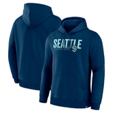 NHL Deep Sea Blue Seattle Kraken Fanatics Net Minder Legacy Hoodie