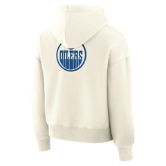 NHL Cream Edmonton Oilers Fanatics Women's Neutral Zone Legacy Hoodie