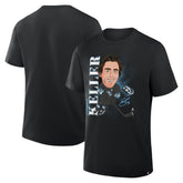 NHL Black Clayton Keller Utah Mammoth Fanatics Caricature Player T-Shirt
