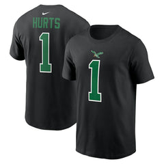 Jalen Hurts Player Name & Number T-Shirt - Philadelphia Eagles