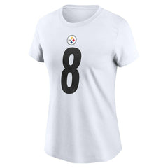 Aaron Rodgers Women's Name & Number T-Shirt - Pittsburgh Steelers