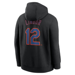 MLB Francisco Lindor New York Mets Nike Player Name & Number Club Pullover Hoodie