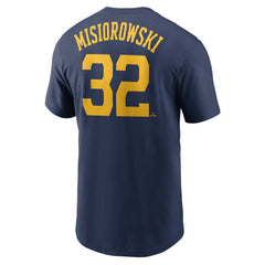MLB Jacob Misiorowski Milwaukee Brewers Nike Fuse Name & Number T-Shirt