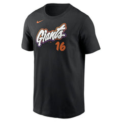 MLB Rafael Devers San Francisco Giants Nike 2025 City Connect Fuse Name & Number T-Shirt