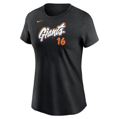 MLB Rafael Devers San Francisco Giants Nike Women's 2025 City Connect Fuse Name & Number T-Shirt