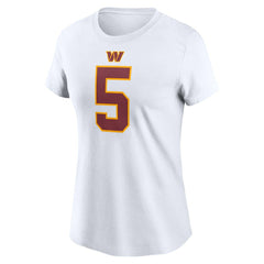 Jayden Daniels Women's Super Bowl Era Name & Number T-Shirt - Washington Commanders