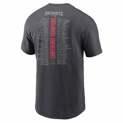 2025 AFC Champions Roster T-Shirt - New England Patriots