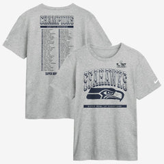 Super Bowl LX Champions Ice Classic Roster T-Shirt - Seattle Seahawks