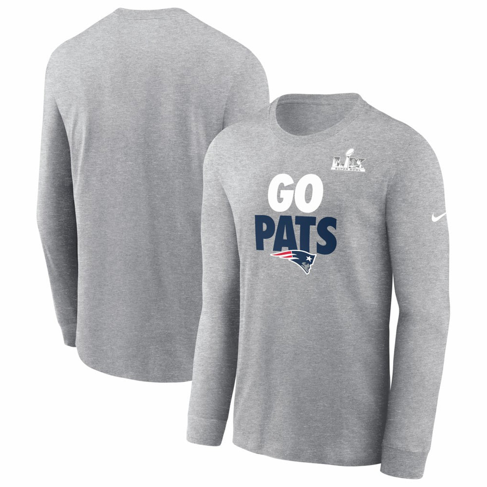 Super Bowl LX Fast As Fast Gets Long Sleeve T-Shirt - New England Patriots