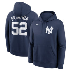 MLB CC Sabathia New York Yankees Nike Retired Player Name & Number Club Pullover Hoodie