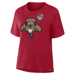NHL Red Florida Panthers Fanatics Women's 2026 NHL Winter Classic T-Shirt