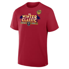 NHL Red Florida Panthers Fanatics 2026 NHL Winter Classic T-Shirt