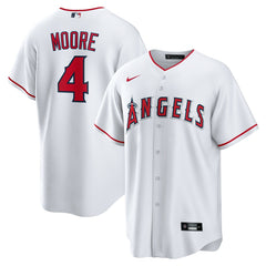 MLB Christian Moore Los Angeles Angels Nike Home Replica Jersey