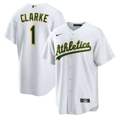 MLB Denzel Clarke Athletics Nike Home Replica Jersey