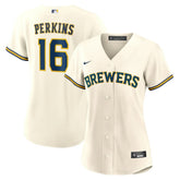 MLB Blake Perkins Milwaukee Brewers Nike Women's Home Replica Jersey