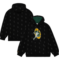 Allover Print Fleece Pullover Hoodie - Green Bay Packers