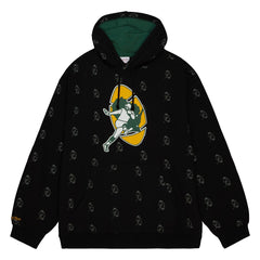 Allover Print Fleece Pullover Hoodie - Green Bay Packers
