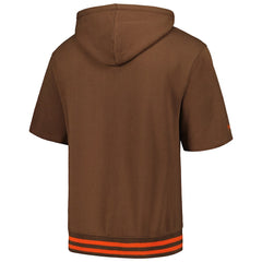 Pre-Game Short Sleeve Pullover Hoodie - Cleveland Browns