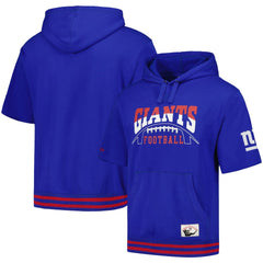 Pre-Game Short Sleeve Pullover Hoodie - New York Giants