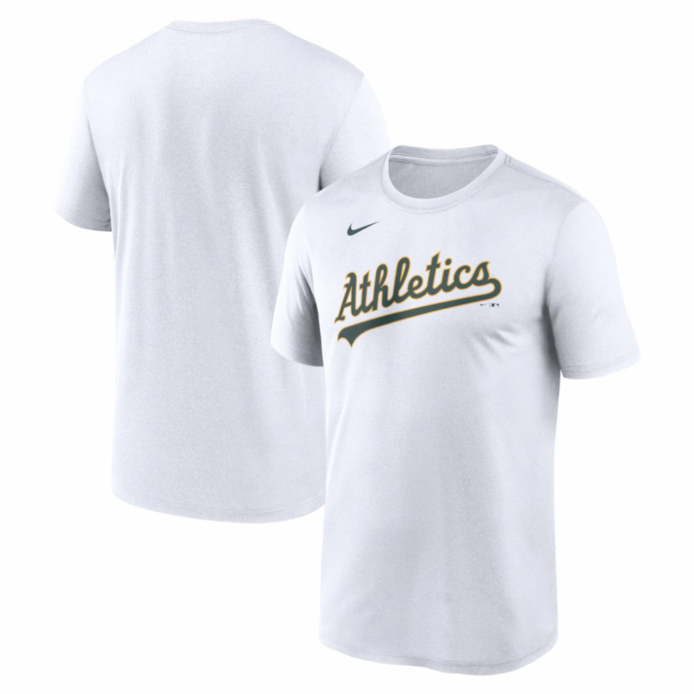 MLB Athletics Nike New Legend Wordmark Dri-FIT T-Shirt