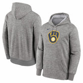 MLB Milwaukee Brewers Nike Primary Logo Therma Hoodie