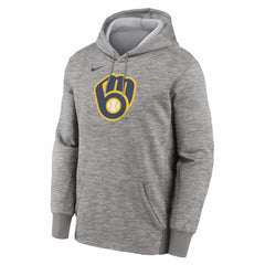 MLB Milwaukee Brewers Nike Primary Logo Therma Hoodie