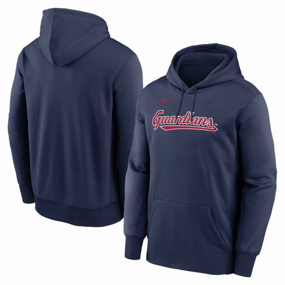 MLB Cleveland Guardians Nike Primary Wordmark Therma Hoodie