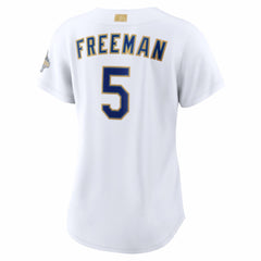 MLB Freddie Freeman Los Angeles Dodgers Nike Women's 2026 Gold Collection Stadium Jersey