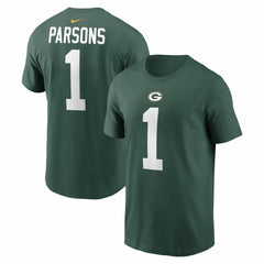Micah Parsons Name & Number T-Shirt - Green Bay Packers