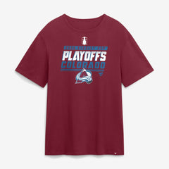 NHL Garnet Colorado Avalanche Fanatics 2026 Stanley Cup Playoffs T-Shirt
