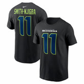 Jaxon Smith-Njigba Carbon Name & Number T-Shirt - Seattle Seahawks