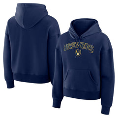 MLB Milwaukee Brewers Fanatics Women's Lockup Legacy Fleece Hoodie
