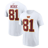 Art Monk Retired Player Name & Number T-Shirt - Washington Commanders
