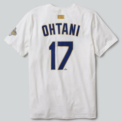 MLB Shohei Ohtani Los Angeles Dodgers Nike 2026 Gold Collection Name & Number T-Shirt