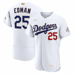 MLB Tommy Edman Los Angeles Dodgers Nike 2026 Gold Collection Authentic Jersey