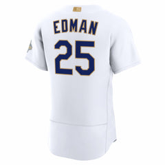 MLB Tommy Edman Los Angeles Dodgers Nike 2026 Gold Collection Authentic Jersey