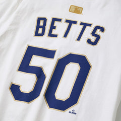 MLB Mookie Betts Los Angeles Dodgers Nike 2026 Gold Collection Name & Number T-Shirt