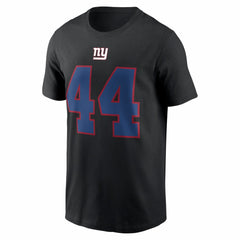 Cam Skattebo Name & Number T-Shirt - New York Giants