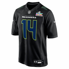 Sam Darnold Super Bowl LX Patch Carbon Fashion Game Jersey - Seattle Seahawks