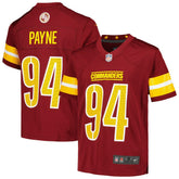 Daron Payne Youth Game Jersey - Washington Commanders