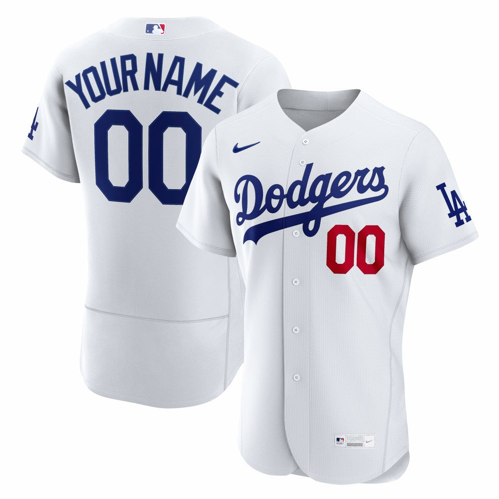 MLB Los Angeles Dodgers Nike Home Authentic Custom Jersey